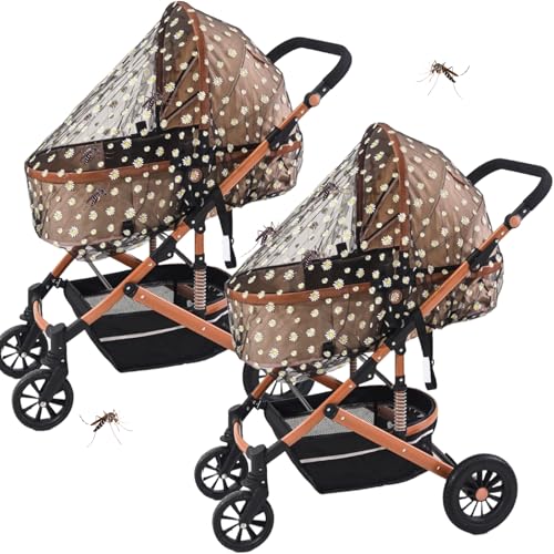 Red para Cochecito | Funda Reutilizable para Cochecitos con Red Protectora - Barrera Protectora con Correas Elásticas para Sillas De Paseo, Cunas, Corralitos Y Moises