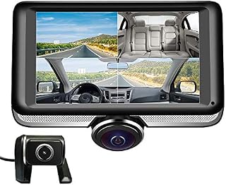 LUU Dash Cam 360˚ Panorama Front Camera and Rear Camera for Cars, Dual