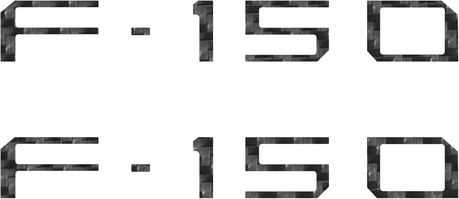 Charge Port Lid Letter Inserts - Compatible with 2022-2024 F-150 Lightning