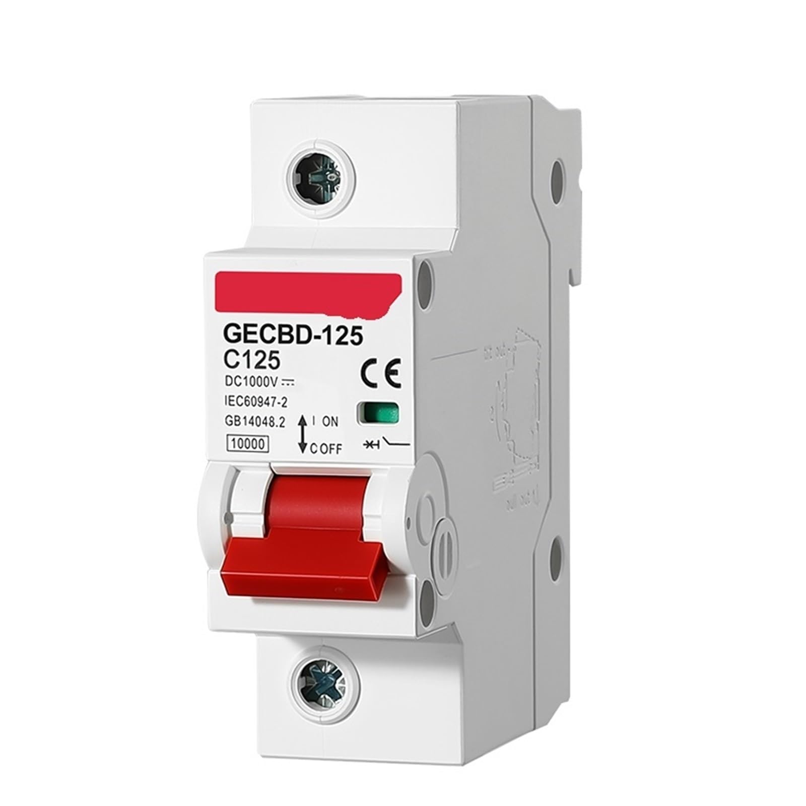 Disjoncteur CC 250V 125A courbe C monophasé pour onduleur et panneau solaire thermique