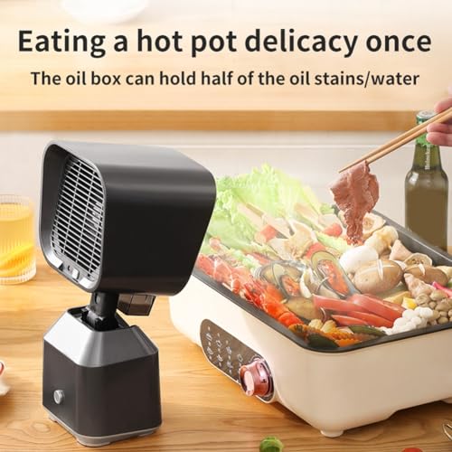 Hotte portative de bureau mini hotte cuisine sans installation angle réglable