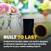 Mann Lake Cylinder Candle Mold, Durable Rubber Wax Mold with Flexible Reusable Design, Easy Release for Candle Making and DIY Crafts, Works with Beeswax, Soy, Paraffin, Reusable Pillar Mold, 3"x5" #1