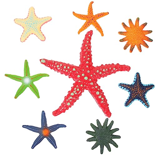 Toddmomy 1 Juego Juego De Juguetes De Estrella De Mar Juguetes para Piscina Juguetes De Baño De Natación Juguetes para Bucear Juguetes De Buceo para De Polivinilo 8 Piezas