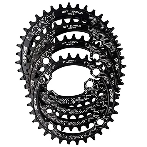 Image of Round Oval Chainring 104BCD 32T 34T 36T 38T 40T 42T 44T 46T 48T 50T 52T Narrow Wide Chainring for 7 8 9 10 11 12 Speed Chains