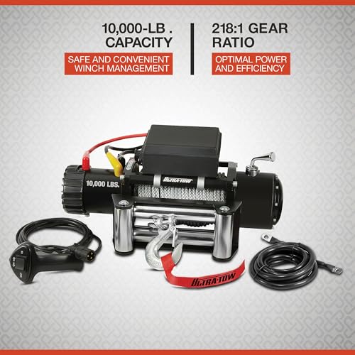 Winche eléctrico Ultra-Tow 12V para vehículo 10000 lb miniatura 3
