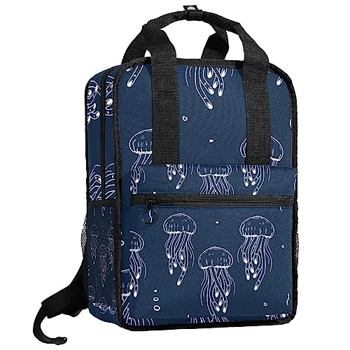 Sac à dos garçon méduse marine parfait pour l'école et sorties