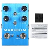 Vroomoto MAXIMUM IRIN Overdrive Pedale Effetto per Chitarra 2 Interruttore modalità Levetta Guadagno Tono Volume Boost Controlli Chitarra Elettrica