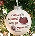 Tree Buddees Grace?! She Passed Away 30 Years Ago Glass Christmas Ornament