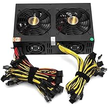 3450W Miner Power Supply 140mm Cooling Fan ATX 12V Version 2.31 Computer Power Supply Mining Fit for All Kind of Bitcoin Machine