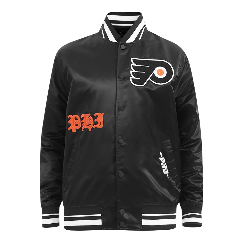 Pro Standard Mens NHL Old English Satin Jacket
