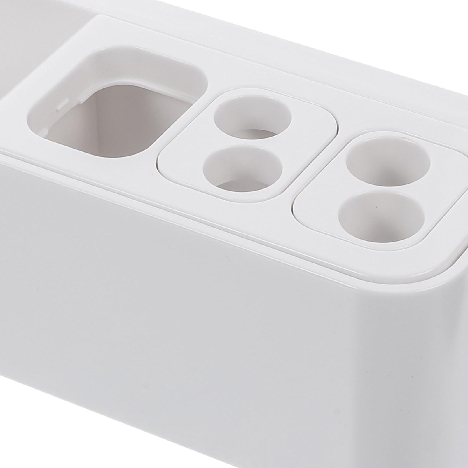 Elektrischer Zahnbürstenhalter Wandmontage Organizer für Badezimmer Weiß
