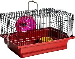 Gaiola Para Hamsters — Gaiola Tradicional Para Roedores(vermelho)