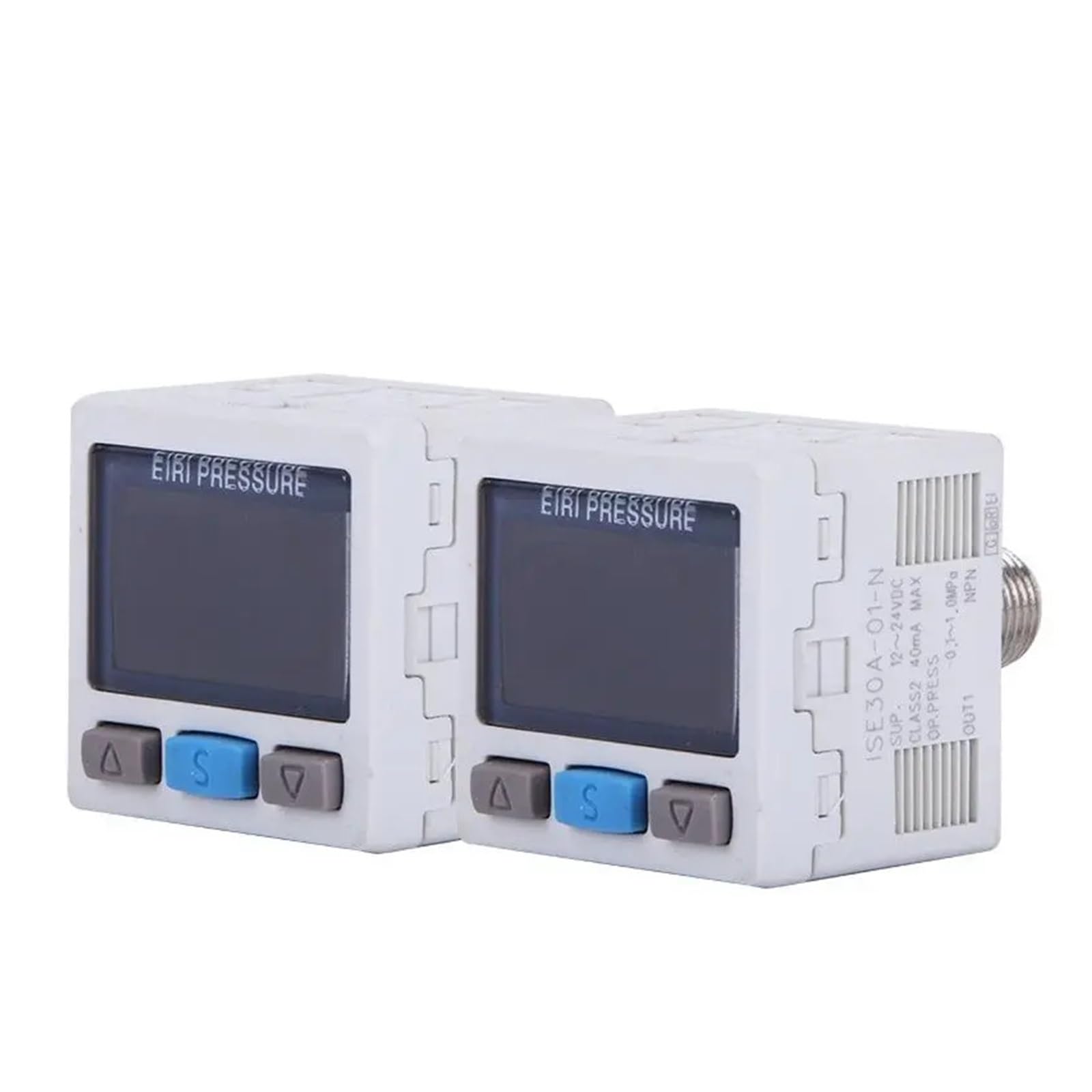 Régulateur de pression, SMC Type ZSE/ISE30A/AF pneumatique haute précision affichage numérique commutateur électronique de pression ISE30A-01-N ZSE30A-01-PL(01-A-L,ISE30A -0.1 to 1MPa)