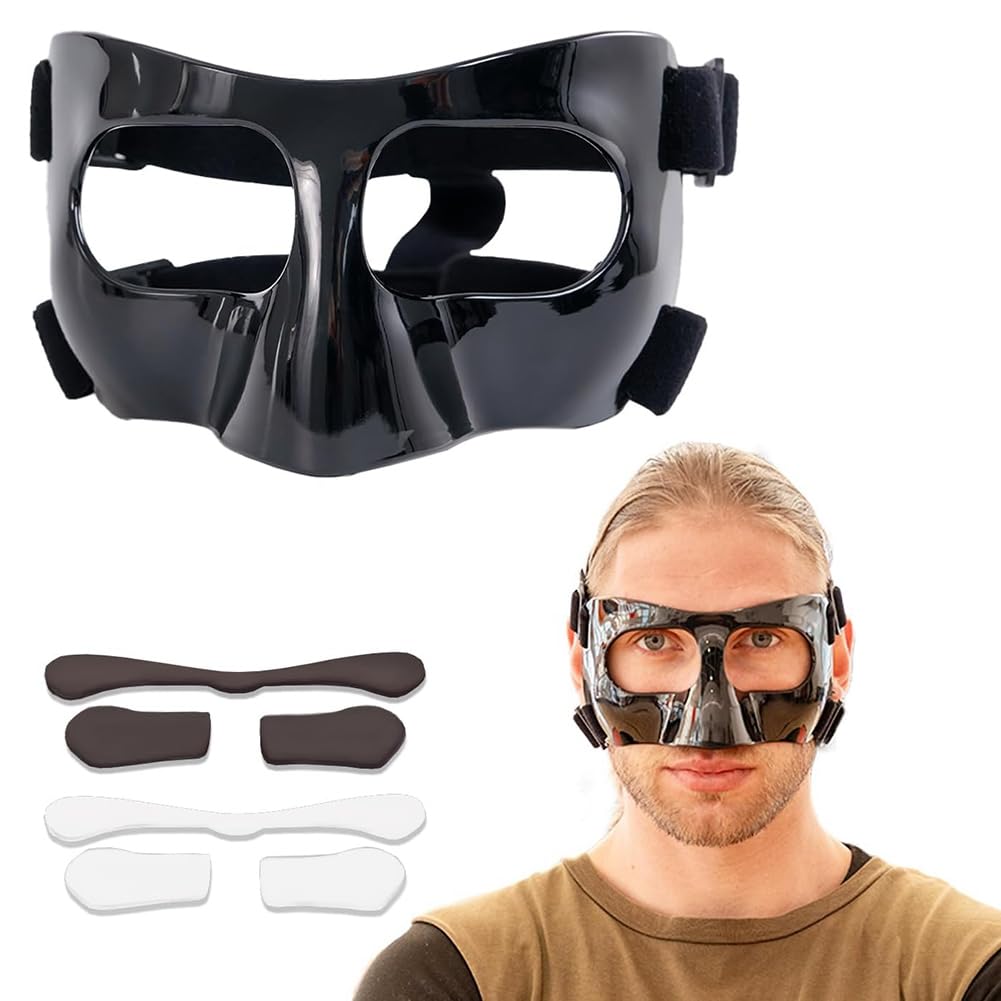 Amazon.co.jp: Atoeyal スポーツフェイスガード、鼻の骨折用