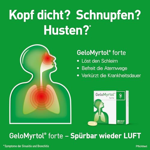 GeloMyrtol forte 60 Stück, pflanzlicher Schleimlöser
