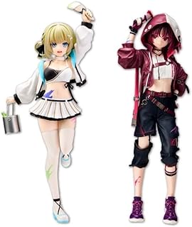 ぶいすぽっ！ フィギュア 英リサ 如月れん スケールフィギュア 2体セット - Play with paint- vol.5 サイズ:約22㎝
