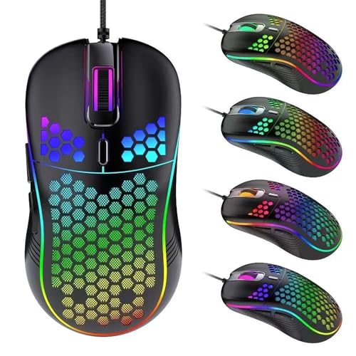 Ratón Gaming RGB LED – Ligero antisudor – Óptico 7200DPI USB 7 teclas RGB125G