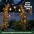 Plow & Hearth Arch Metal Outdoor Garden Arbor Montebello Gunmetal 7 Feet Tall, Steel Iron Trellis Lattice for Climbing Plants & Heavy Vines Wedding Arch Outdoor Patio Décor