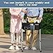 Walker Basket for Folding, Folding Basket for Walker Bags for Walker Storage Bag with Big Capacity, Folding Walker Attachment for Elderly Best Gift for Family & Seniors - Black