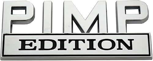 Miniatura 3 de Pimp Edition - Emblema de repuesto para el lado del automóvil, para el lado trasero del auto, para la puerta del maletero, parachoques de repuesto,