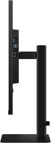 Samsung Écran PC ViewFinity - S80UD 32'', Résolution 4K UHD (3840 x 2160), HDR10, Dalle VA, 350 cd/m2, Installation One Click, Orientable, Inclinable, Pivotable, USB-C (90W), Port LAN, LS32D800UAUXEN - 3
