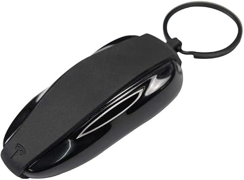 Silicon Key Fob Cover Keychain for Tesla Model X Black