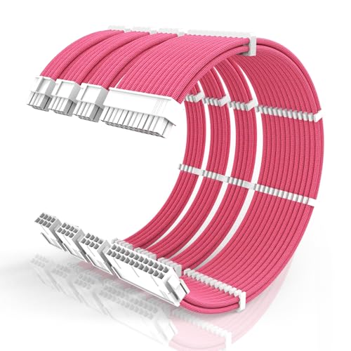 Evita caídas de voltaje con cables de extensión de cobre 16 AWG ATX y PCIE con peines alineadores