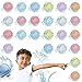Produktbild ZWOOS 24 Stück Wasserbomben Wiederverwendbar, Schnell Befüllbare Silikon Wasserball für Kinder Erwachsene, Wiederverwendbare Wasserbomben für Wasserpark, Party, Pool, Familienspiel