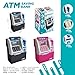 BKstar Kids ATM Piggy Bank with Debit Card & PIN - Electronic Money Bank with Digital Coin Counter & Bill Feeder, Educational Savings Toy for Boys & Girls Ages 3-12