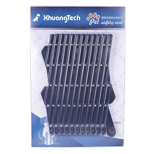 Xianghuangtechnology Window Pet Gate, Universal Pet Dog Puppy Ventilation Grill Mesh Vent Guard Safe Car Window Protection Mesh For Cars, Trucks & Suvs (Large (2 Piece)) #TOP6