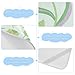Miaozhen - Cooling Mattress Pad for Baby Crib 28 x 52 Inches Reusable Green Green for Babies and Toddlers