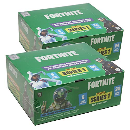 Preisvergleich Produktbild Fortnite Panini Trading Cards - 2 Displays (48 Booster)