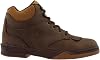 ROPER Womens Horseshoe Kiltie Round Toe Hiking Casual Boots Ankle - Brown
