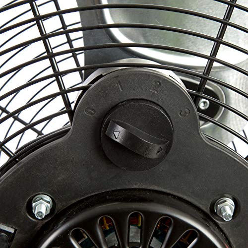 Oemtools 24881 18 Inch High Velocity Heavy Duty, Home Floor Bedroom, Aluminum Blades, Indoor Fan, Black #TOP4