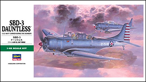 Maquette SBD-3 Dauntless Hasegawa 1:48 assemblage précis sans défaut