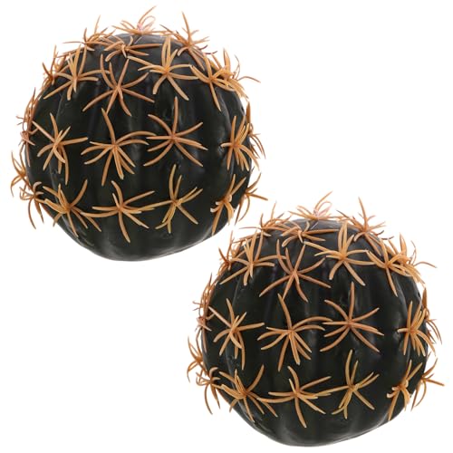 Decoración para techo de coche con forma de cactus verde de espuma en pack de 2
