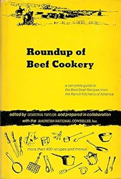 Hardcover Roundup of beef cookery;: A complete guide to the best beef recipes from the ranch kitchens of America Book