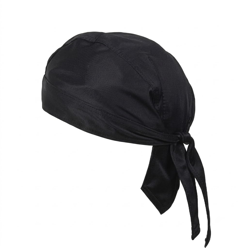satkartar Stretch Lycra 4-Way Patka Skull Cap Bandana – Sweat-Wicking Helmet Liner, Breathable Cooling Head Wrap & Do-Rag for Cycling, Biking, Running & Construction Hard Hats (Men & Women)-picture-20