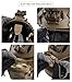 XENIVOU SC Style Universal Tactical Helmet Rear Bag Battery Pouch NVG Counterweight Battery Pouch(Tan)
