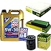 Produktbild QR-PARTS 69369501 Filter Set Inspektionspaket 5 Liter Liqui Moly Motoröl Longlife III 5W-30 MANN-FILTER Innenraumfilter Luftfilter Ölfilter