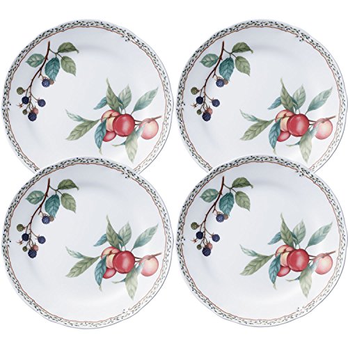 Noritake ノリタケ プレート セット 27.5cm オーチャードガーデン 電子レンジ対応 4枚 ボーンチャイナ 97820_4/4911