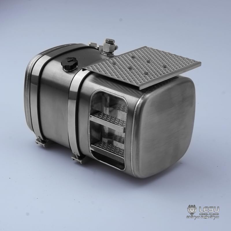 TOUCAN RC HOBBY 1/14 Scale LESU Left 90MM Metal Fuel Tank Pedal for Handmade DIY for Tamiya RC Truck Model Car Part