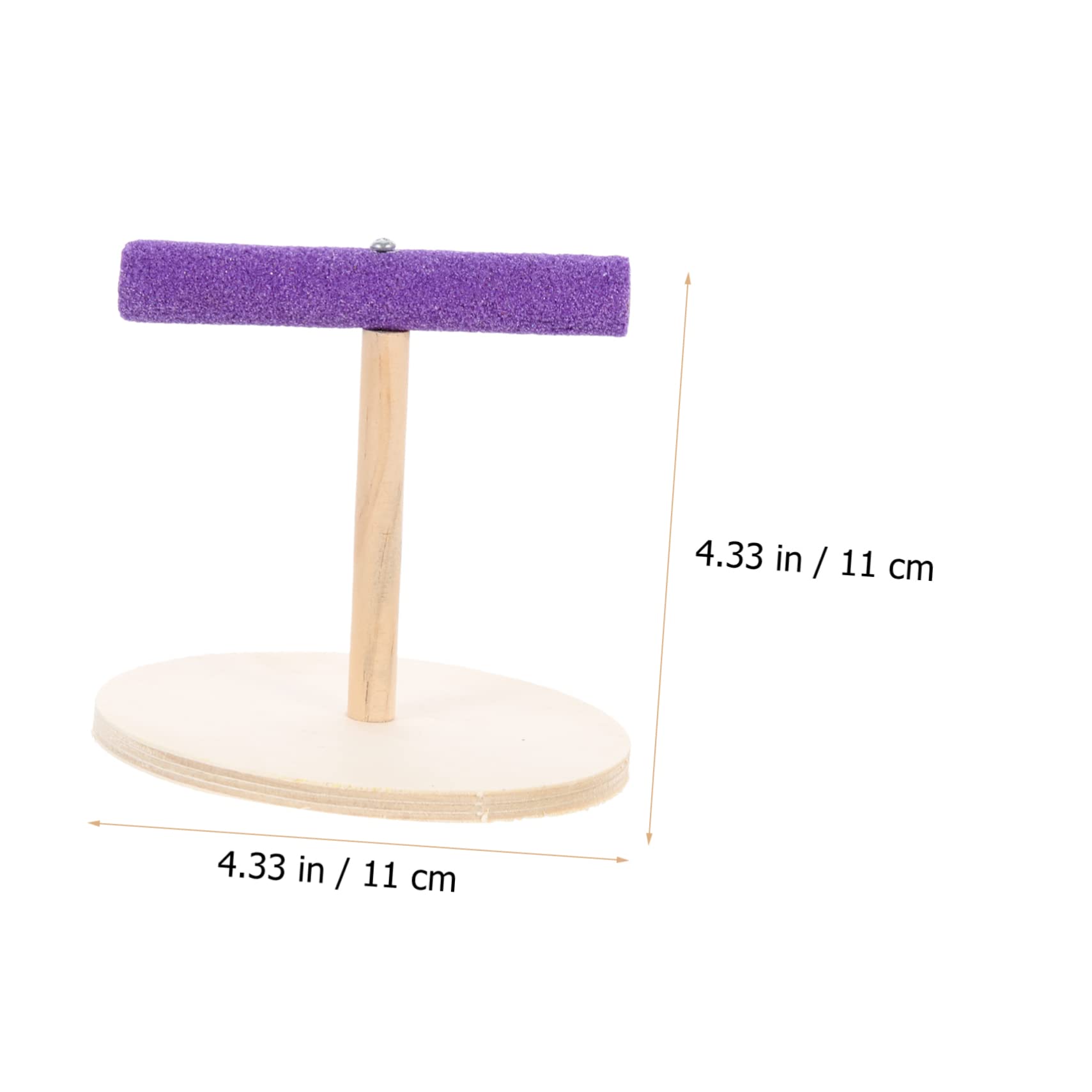 Yardwe 5pièces Perchoir pour Oiseaux Plateforme Attrayante pour Perroquets Accessoire Naturel Et Jouet Éducatif pour Oiseaux De Compagnie