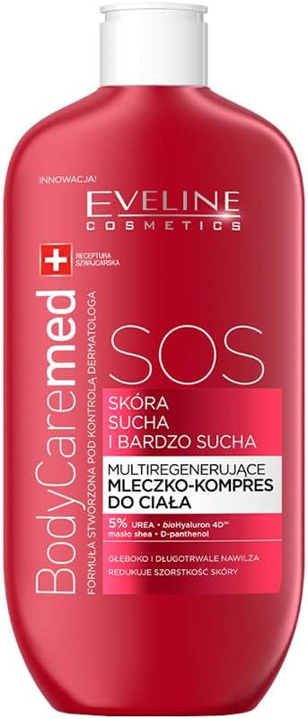 BodyCare Med+ Advanced Multi-Regenerating Body Milk Compress for Very Dry Skin, Intensive Moisturizing Treatment with bioHyaluron 4D™, Urea & Shea Butter - BodyCare MED+, 350ml