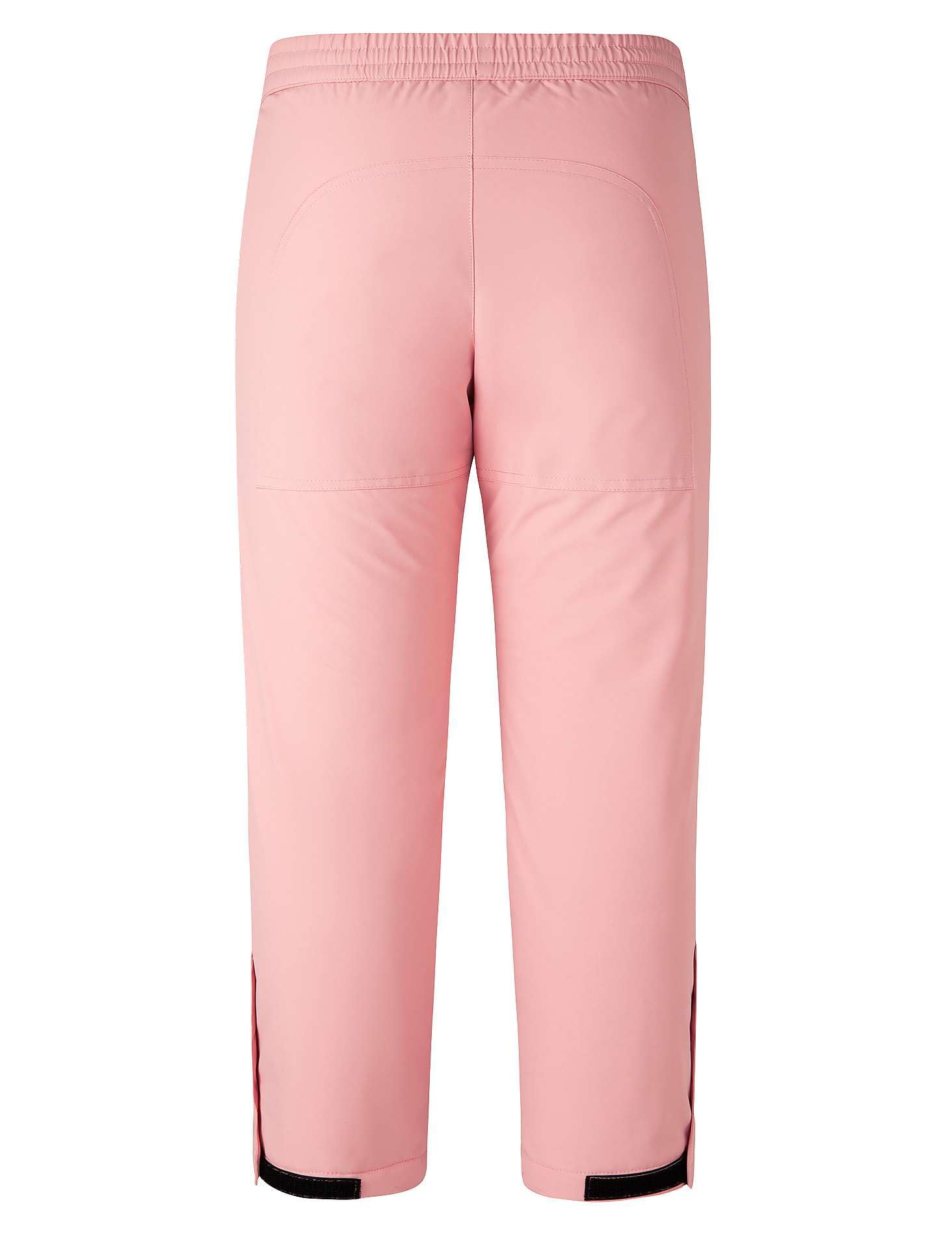 Echinodon Pantaloni impermeabili foderati in pile per bambini, per sci, escursionismo, casual, termici, elastici in vita
