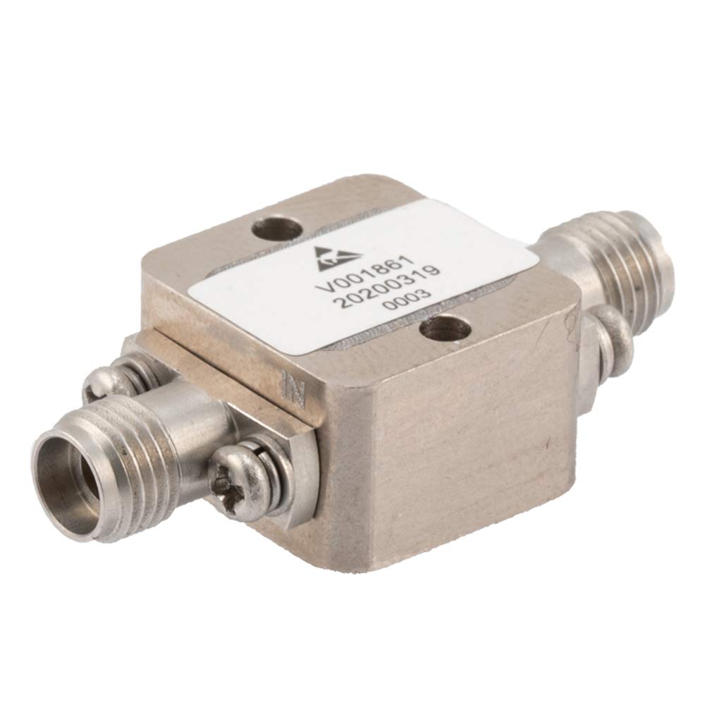 FMAT9016 Positive Slope Equalizer, 18 GHz to 40 GHz, 6 dB Fixed Equalizing Value, 2 dB Loss, Max Pin +30 dBm, Field Replaceable 2.92mm