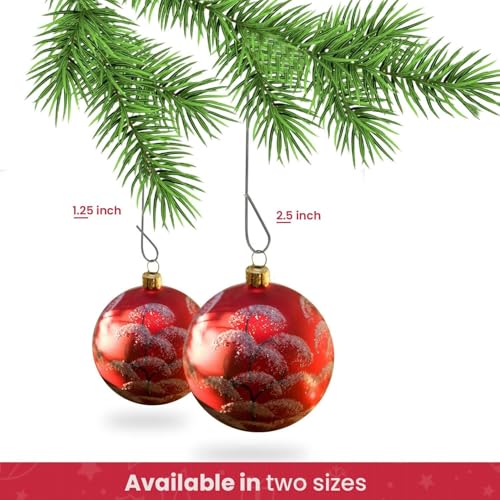 image for Bexter 300 Pack of Silver Ornament Hooks Christmas Tree Decorating Hoo