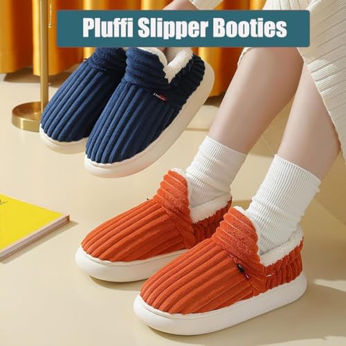 Pluffi Slipper Booties, 2025 New The Cozy Stylish Slipper,Pluffi Comfy Slippers,Warm Plush Lining Slippers for Women and Men3