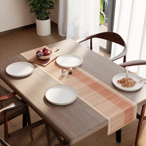 Image of Encasa XO Dining Table Runner 4 Seater, Handcrafted Madurkathi River Grass