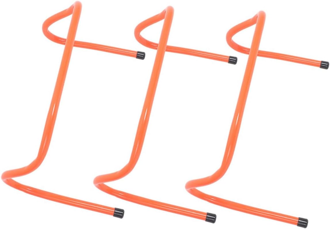 GLEAVI 3pcs Plastic Agility Hurdles 15cm for Soccer Speed Training Equipment Track Field Sports Workout